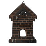 CRAFTYKART House shaped Wooden Wall Hanging Designer Key Holder