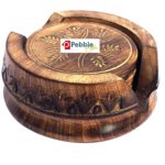 Flower Shaped Coaster Decorative Holder Tabletop Coasters for Tea Coffee Cups Mugs Beer Cans Bar Glass Indian Handicrafts