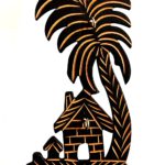 CRAFTYKART Wooden Key Hanger Holder Wall Hanging Décor Small Home with Tree