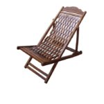 Wooden  Foldable Relax Chair ( Rose wood - Standard Size)