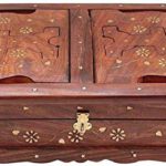 Decorative Wooden Rehal Box | Quran | Geeta  | Ramayan| Bible Holy Books Stand (Brown)