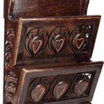 CraftyKart magazine holder Floor Standing Magazine Holder  (Brown, Wood)