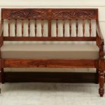 Craftykart Solid Sheesham Wood Sofa Set - 2 Seater
