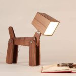 CRAFTYKART Wooden Study Lamp - Sheesham Wood- Yellow Light