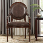 CRAFTYKART Antique Design Upholstered Dining Chair