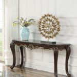 CRAFTYKART Wooden Beautifully Carved Console Table