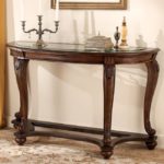 CRAFTYKART Carved Wooden Beautiful Console Table